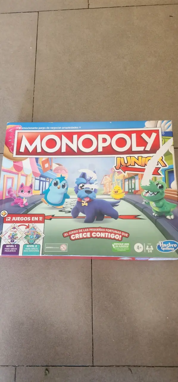 Monopoly Junior juego de mesa - miniatura 1