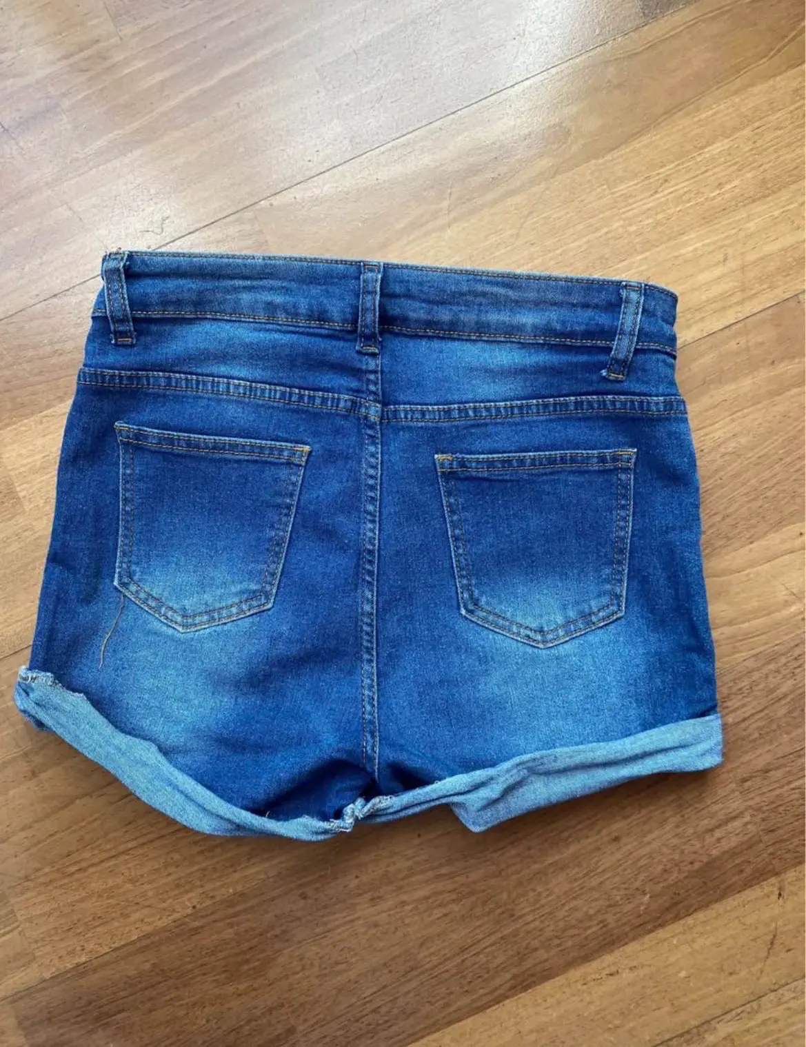 Shorts de mezclilla azul talla S - miniatura 2