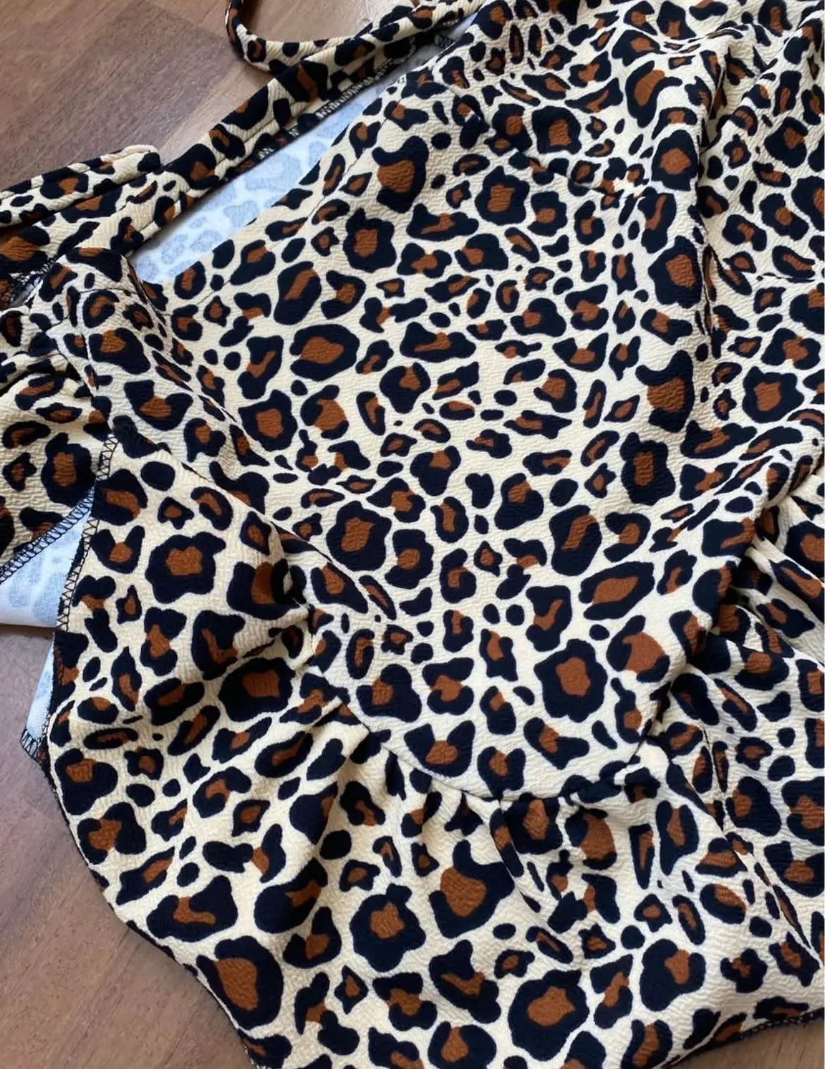 Falda estampado leopardo tipo pareo - miniatura 2