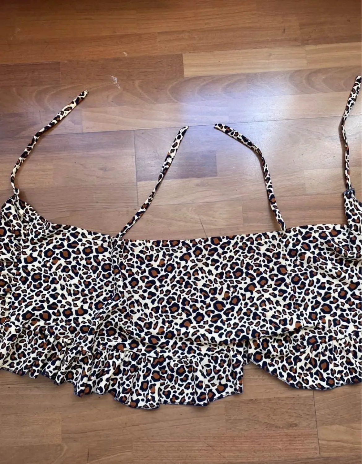 Falda estampado leopardo tipo pareo - miniatura 3