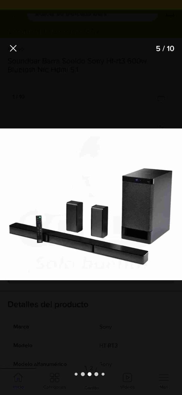 Barra de sonido Sony HT-RT3 600w - miniatura 3