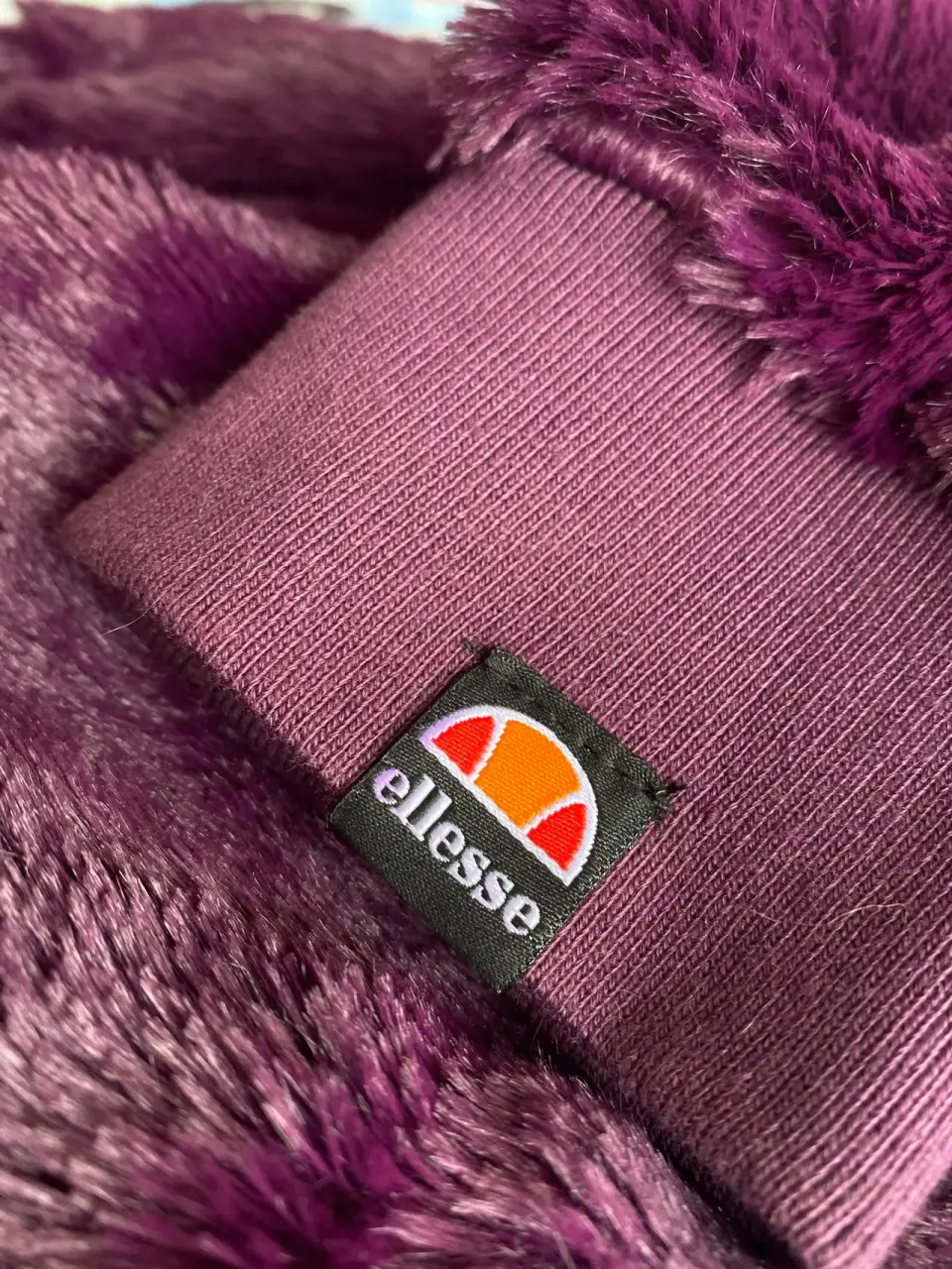 Chaqueta de peluche morada Ellesse - miniatura 3