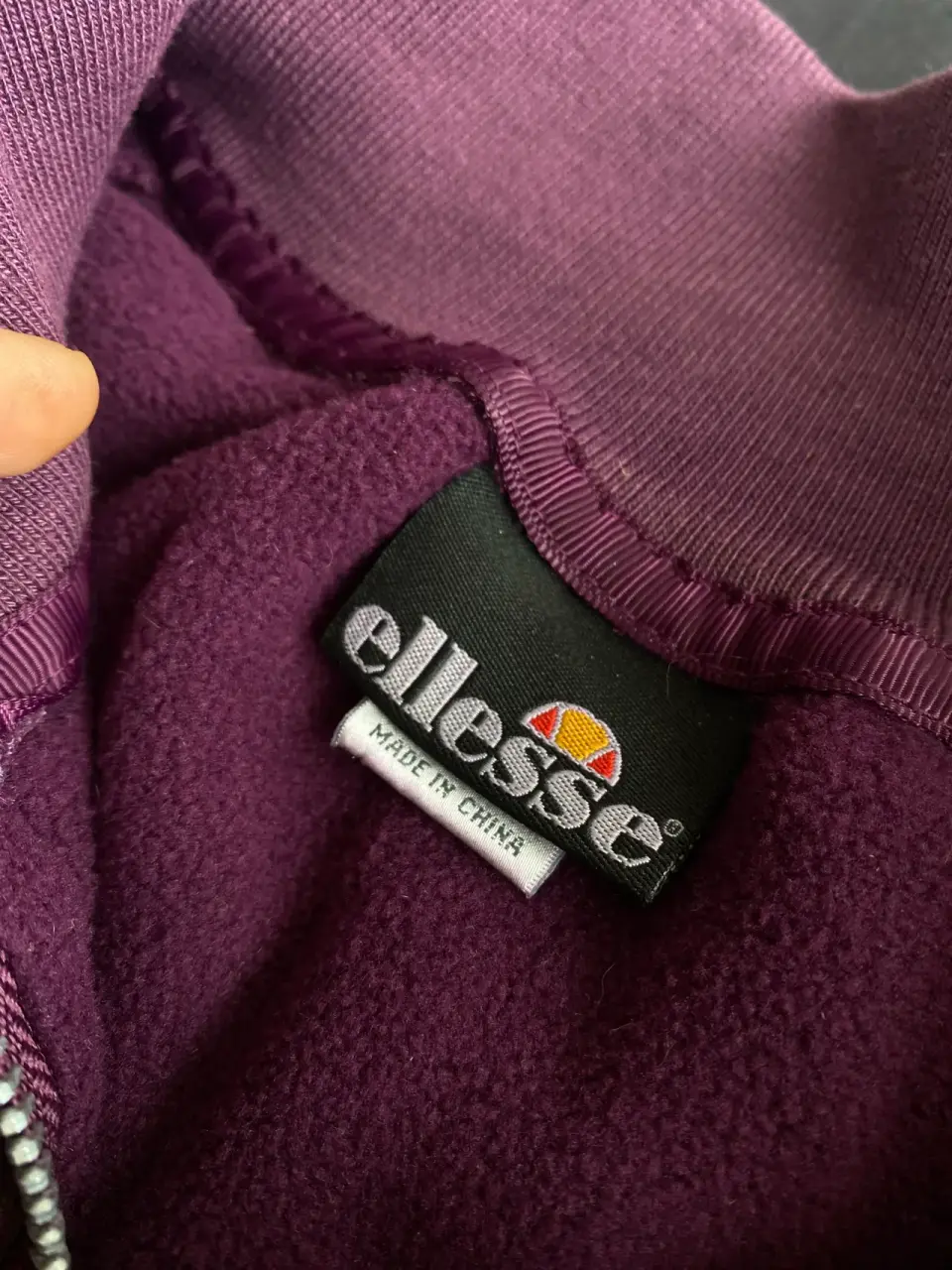 Chaqueta de peluche morada Ellesse - miniatura 4