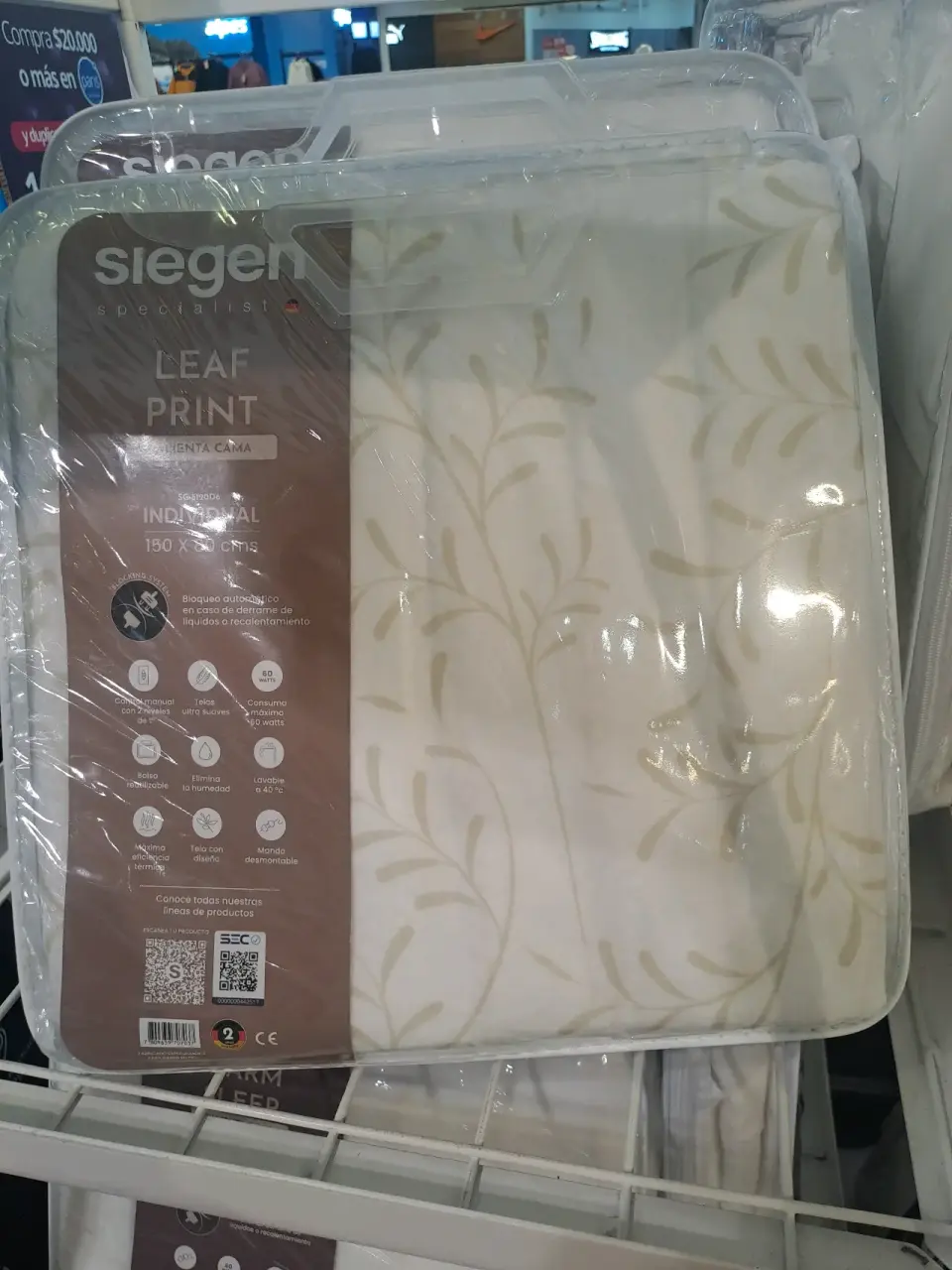 Calienta cama Siegen Leaf Prin