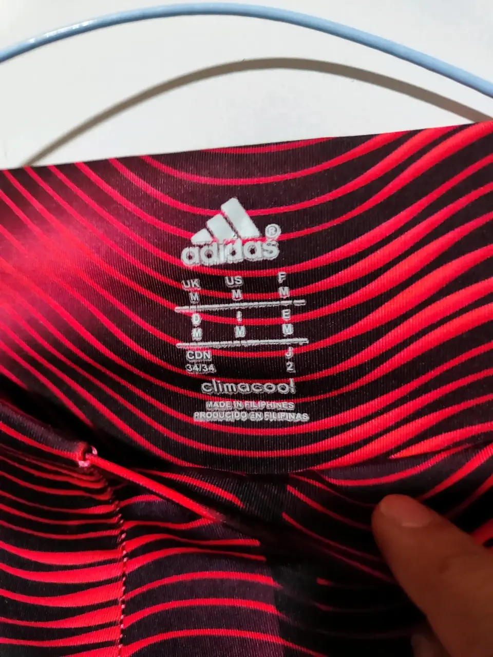 Leggings deportivos rojos Adidas - miniatura 3