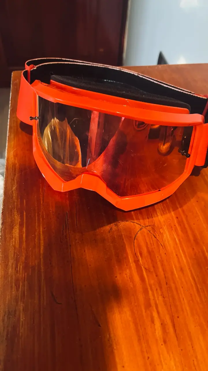 Gafas de esquí naranjas - miniatura 2