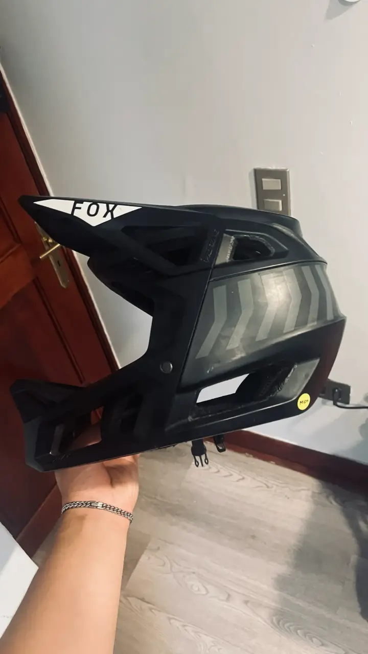 Casco integral Fox negro - miniatura 2