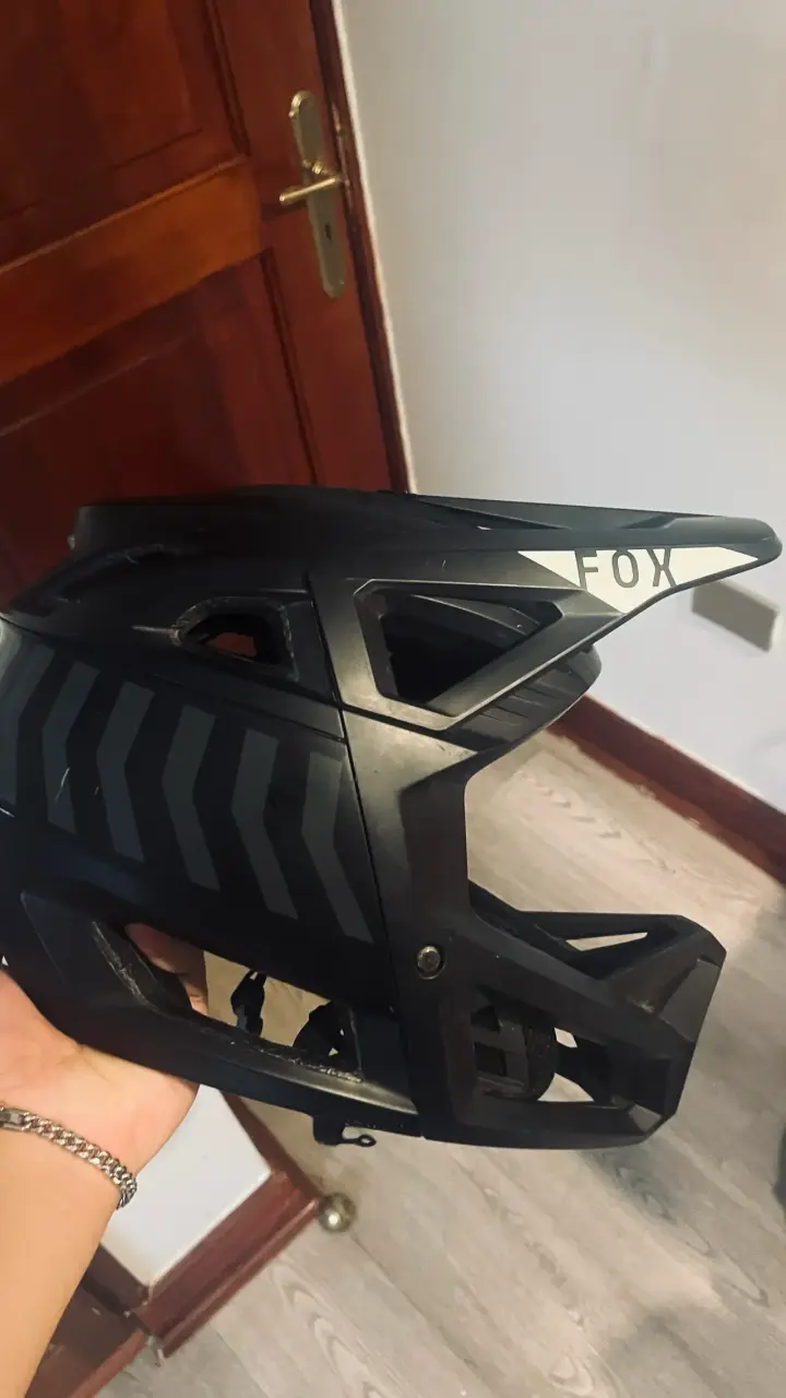 Casco integral Fox negro - miniatura 3