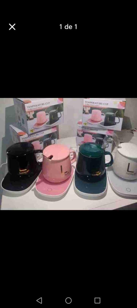 Tazas térmicas con base eléctrica