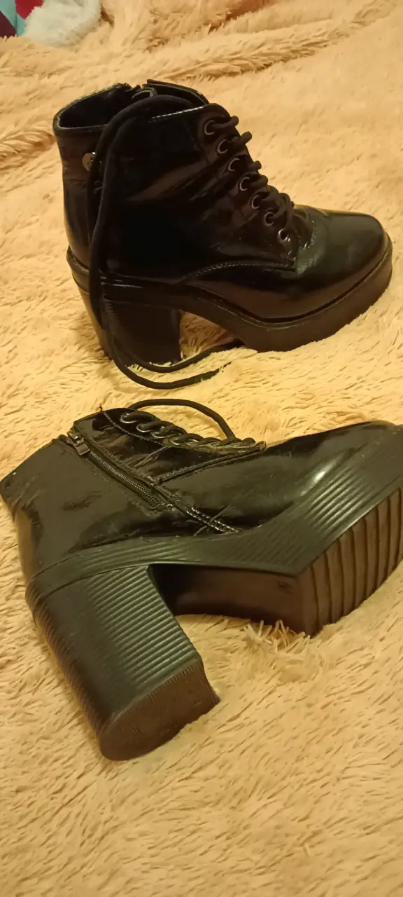 Botines negros de plataforma - miniatura 2