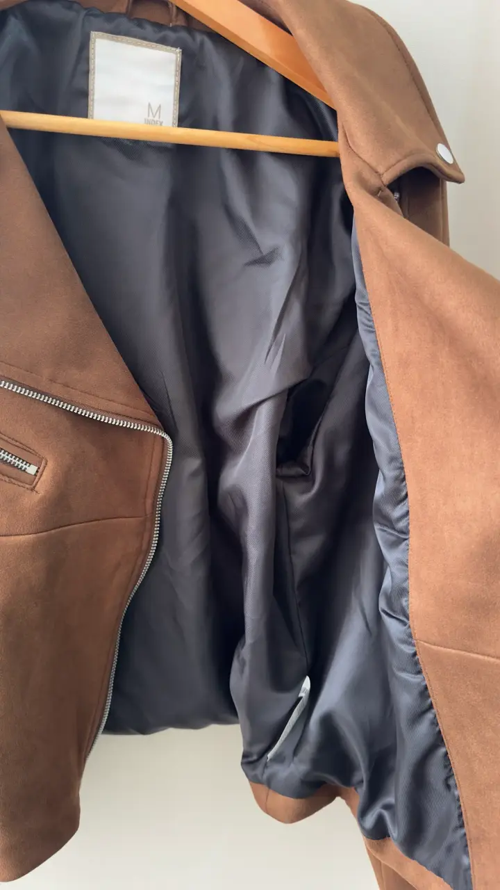 Chaqueta café chocolate mujer - miniatura 4