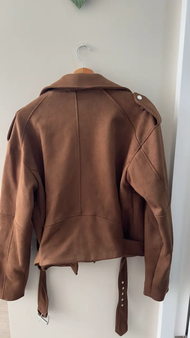 Chaqueta café chocolate mujer - miniatura 6