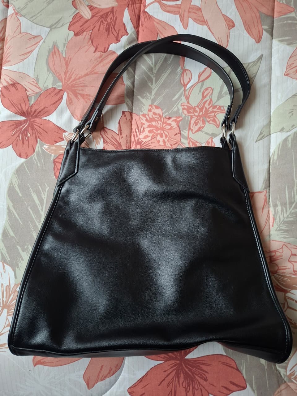 Cartera negra de ecocuero nueva - miniatura 3