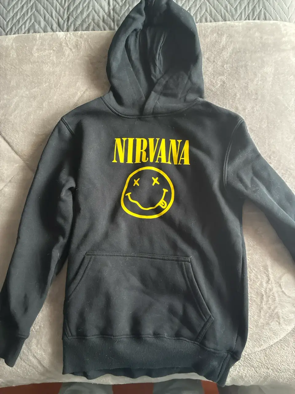 Polerón Nirvana negro unisex - miniatura 2