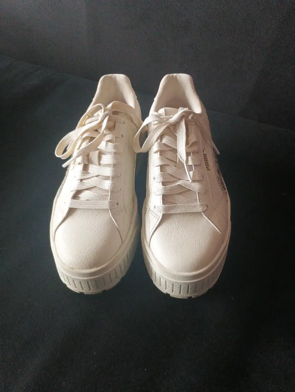 Zapatillas blancas detalle animal print - miniatura 2