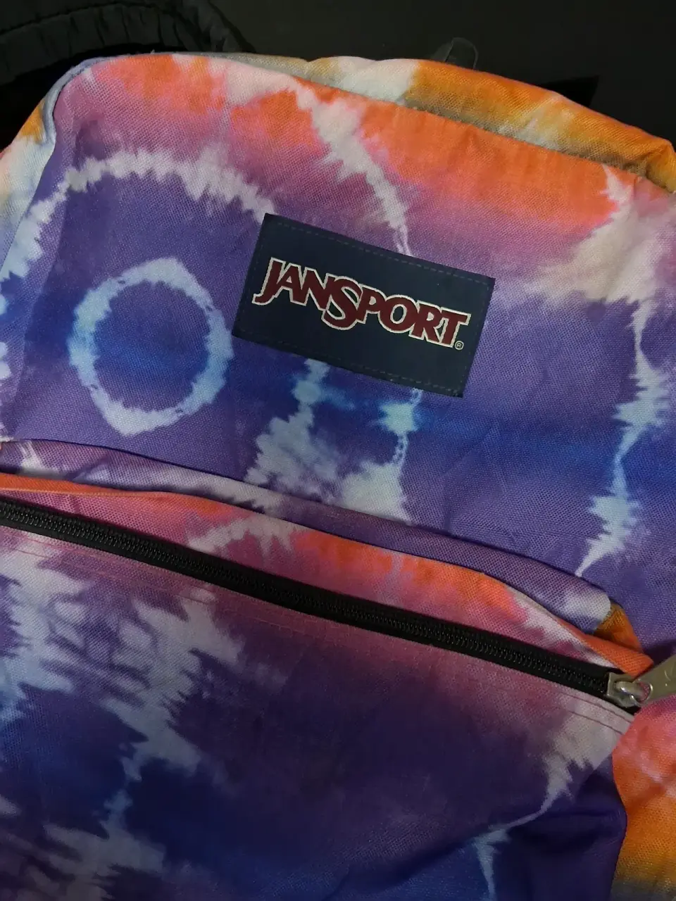 Mochila Jansport tie-dye colorida - miniatura 2