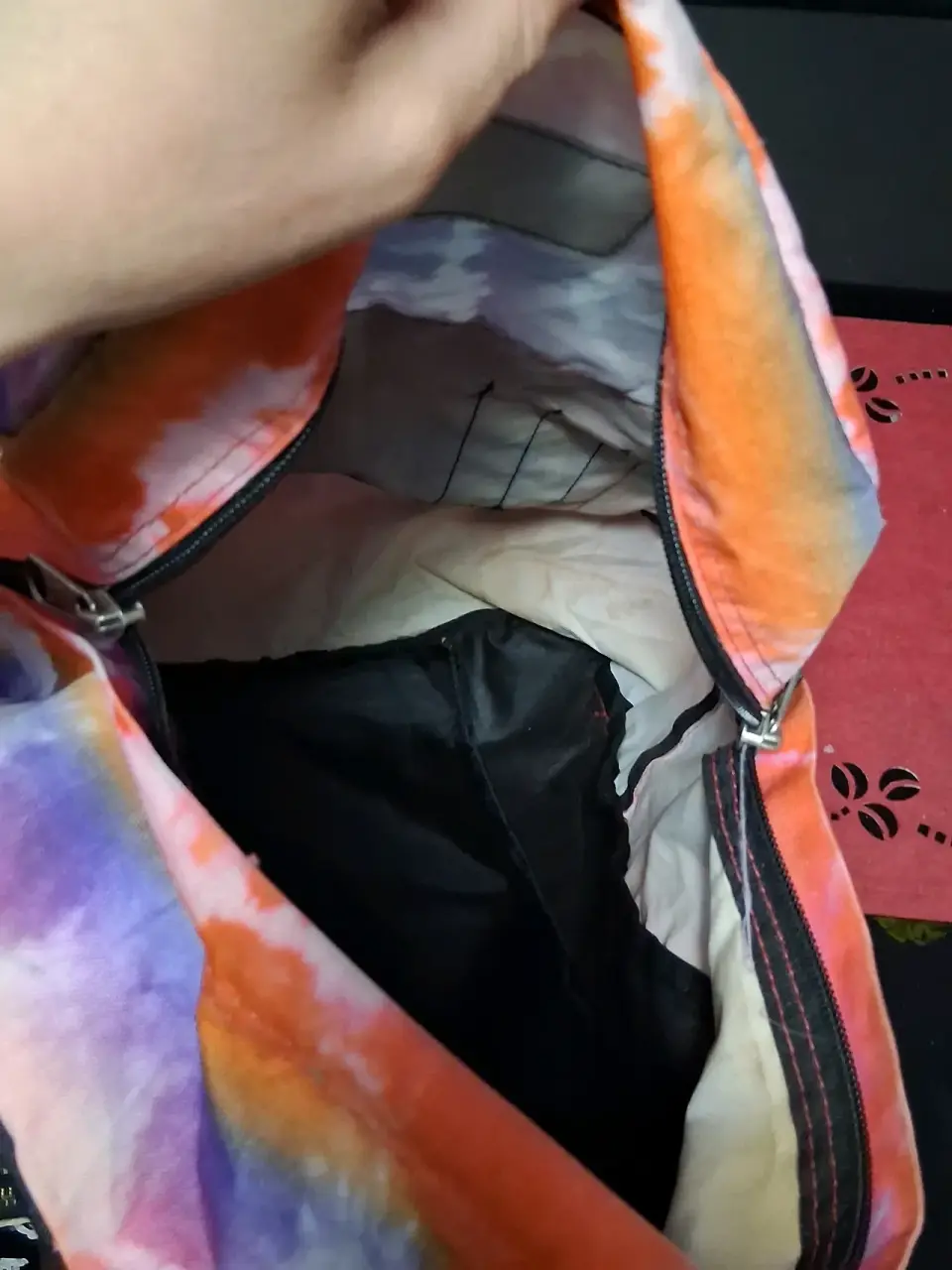 Mochila Jansport tie-dye colorida - miniatura 4