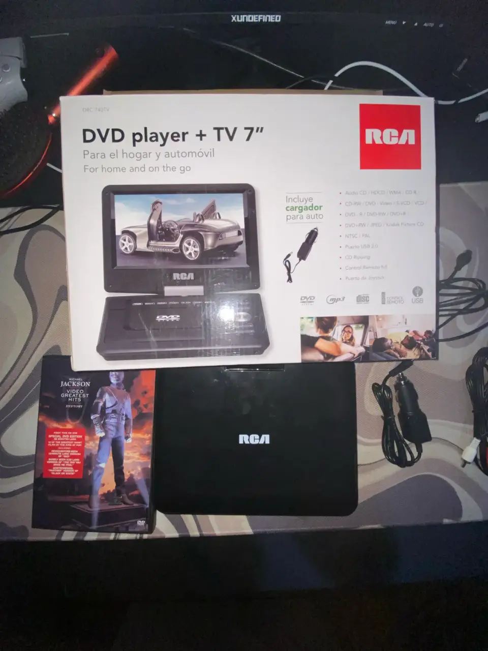 DVD player + TV RCA 7 Full accesorios! - miniatura 1