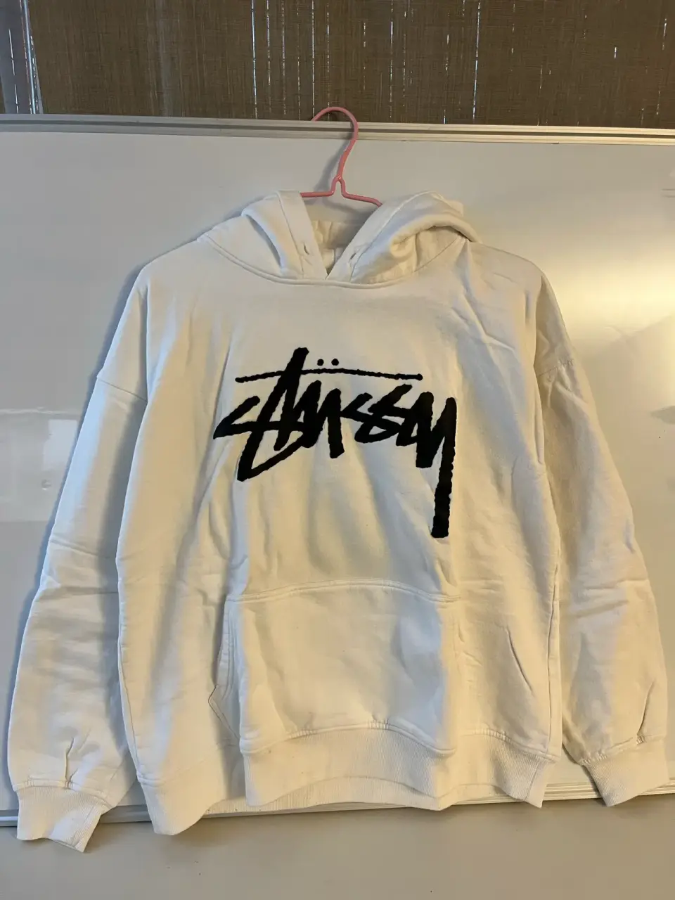 Polerón blanco Stussy con capucha - miniatura 1