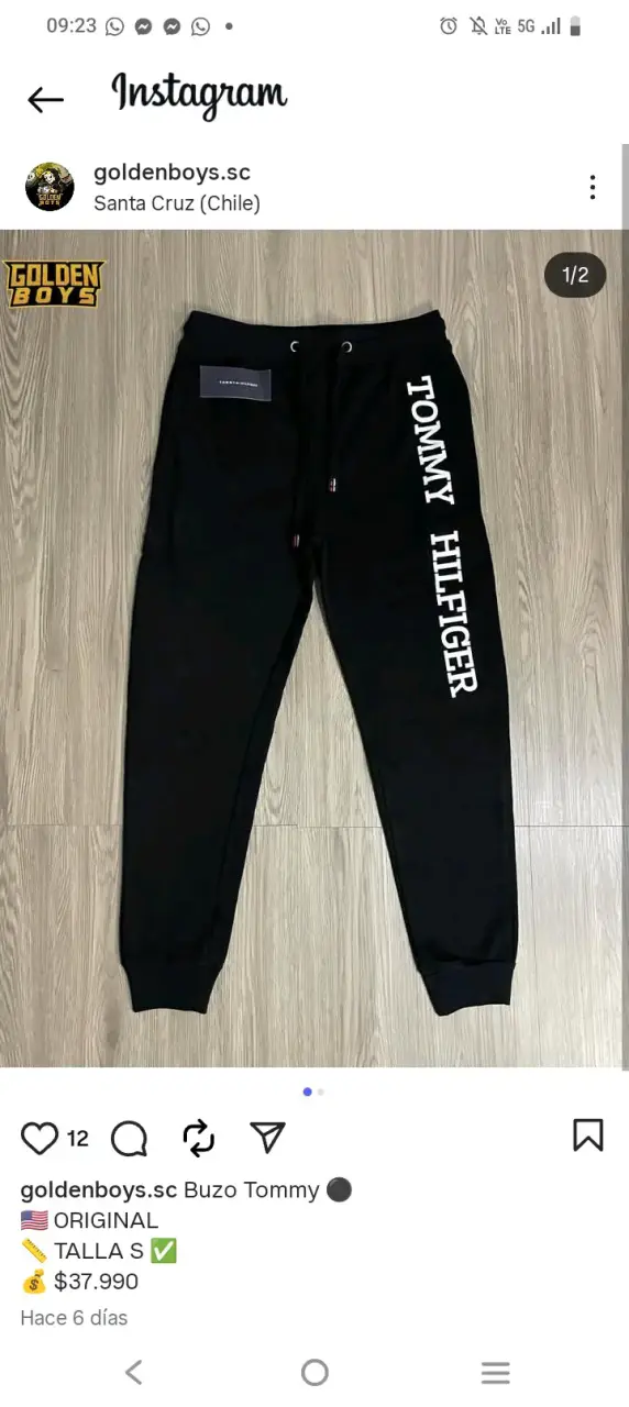 Pantalones deportivos Tommy Hilfiger original - miniatura 2