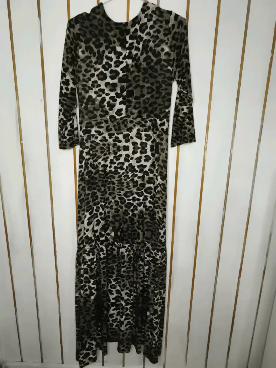 Vestido largo estampado animal - miniatura 2