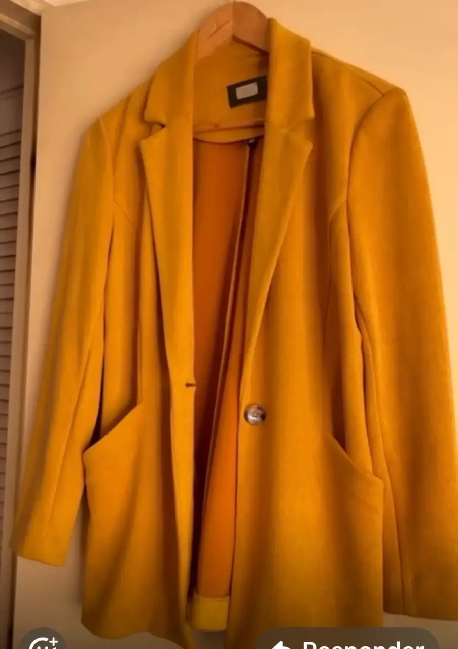 Blazer amarillo mostaza