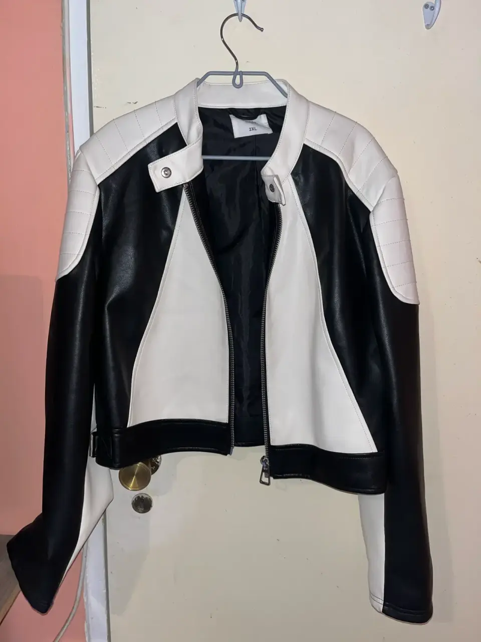 Chaqueta de eco cuero mujer - miniatura 3