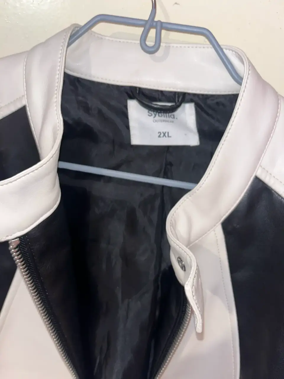 Chaqueta de eco cuero mujer - miniatura 5