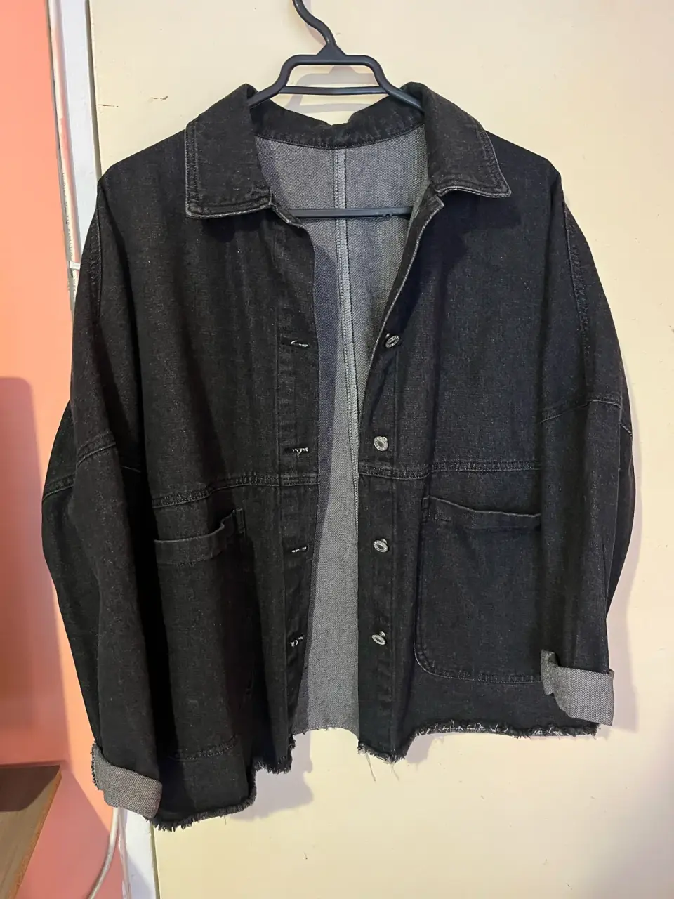 Chaqueta negra estilo denim - miniatura 2
