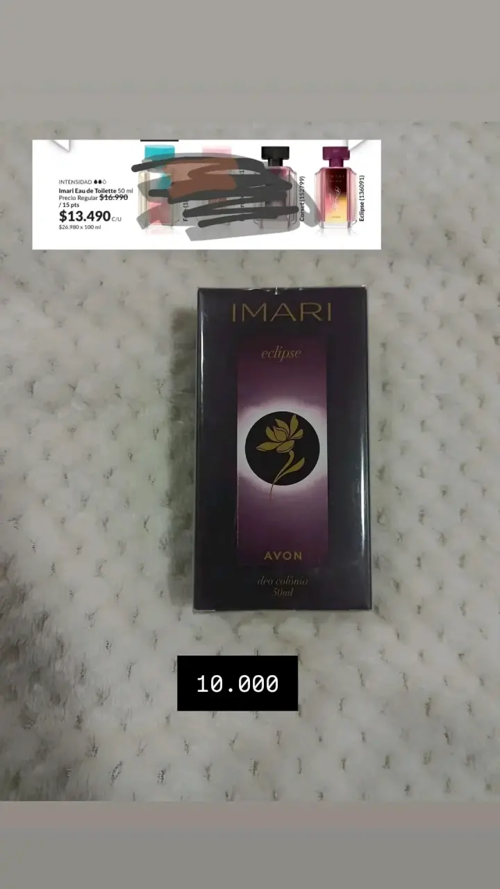 Perfume Imari Eclipse Avon 50ml
