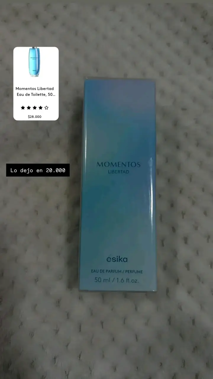 Perfume Momentos Libertad 50ml