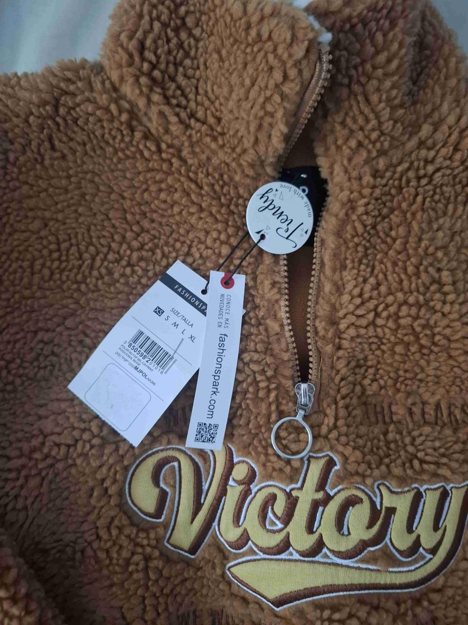 Chaqueta polar corderito marrón 'Victory' - miniatura 2