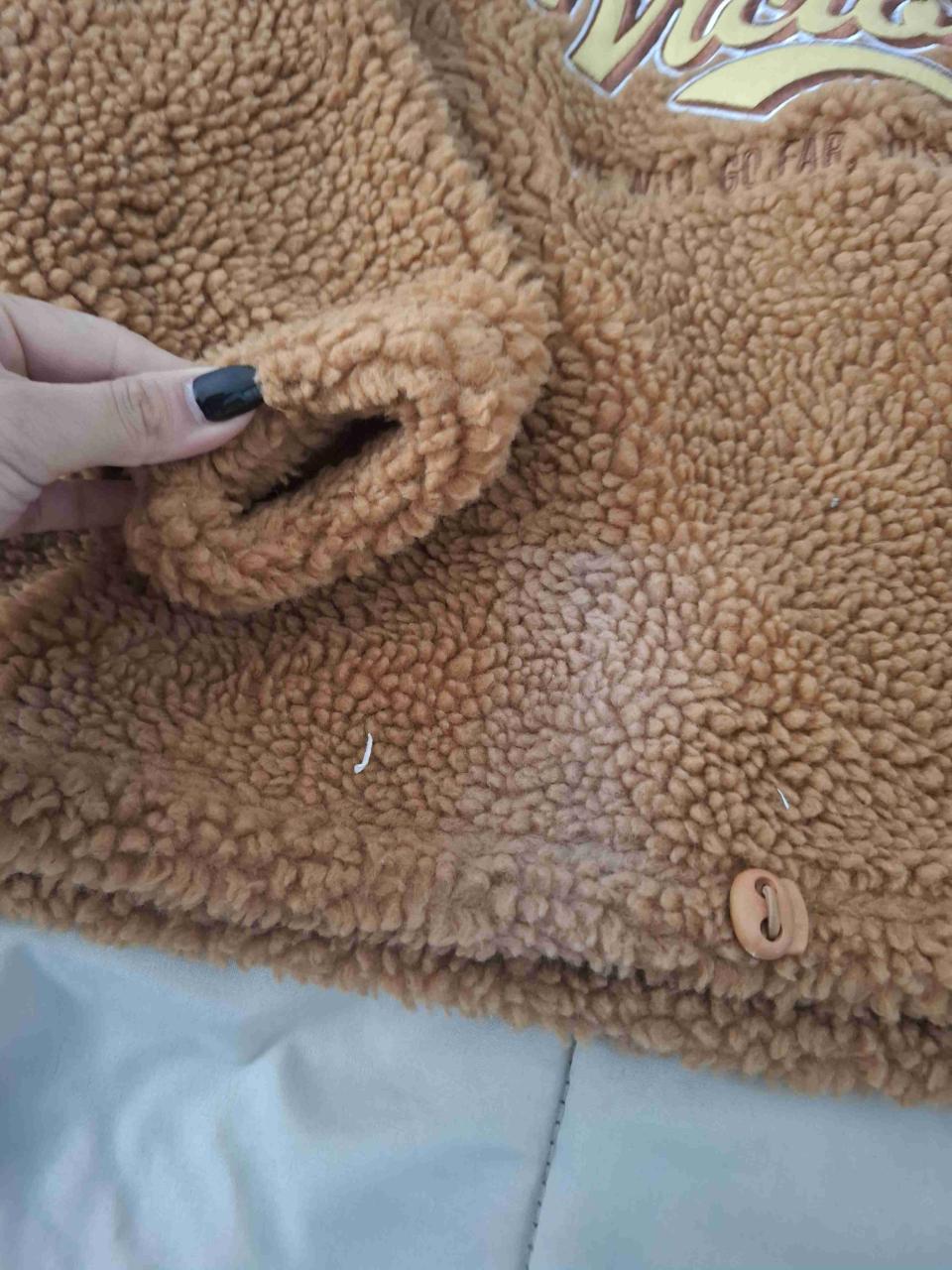 Chaqueta polar corderito marrón 'Victory' - miniatura 3
