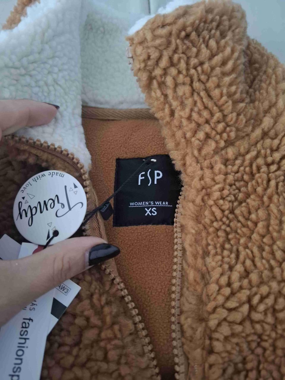 Chaqueta polar corderito marrón 'Victory' - miniatura 4