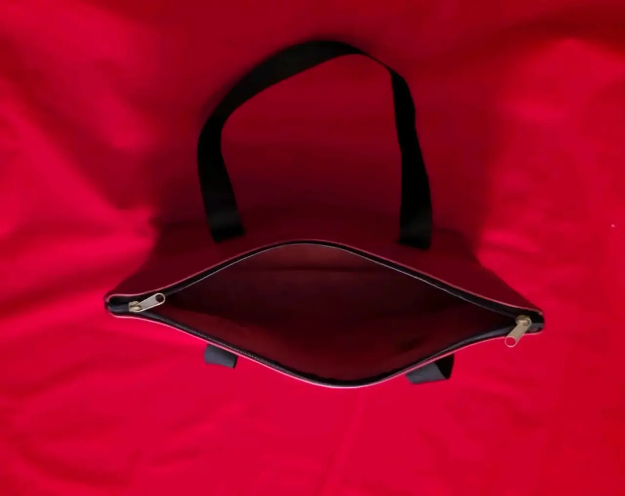 Cartera tote rojo elegante - miniatura 3