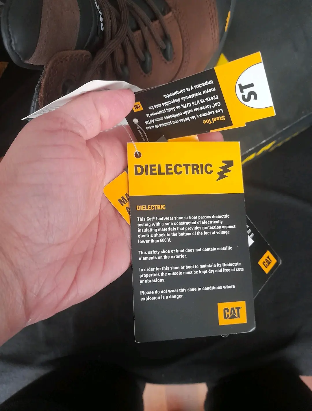 Botas de trabajo CAT dieléctricas - miniatura 1
