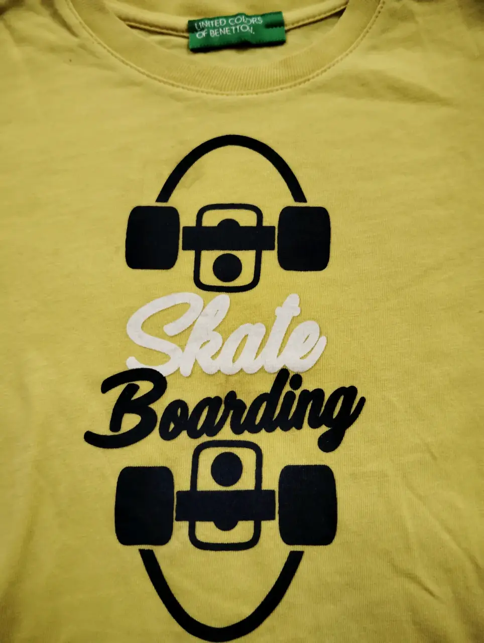 Polera amarilla skateboarding - miniatura 2