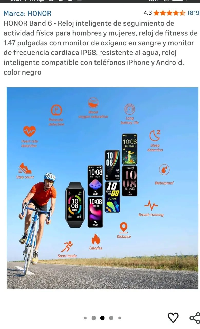 Smartwatch Honor Band 6 NUEVA - miniatura 2