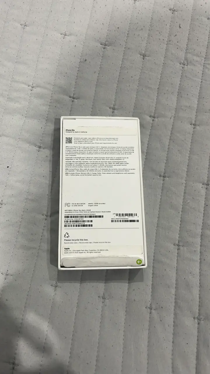 iphone 16e 256gb caja original - miniatura 4