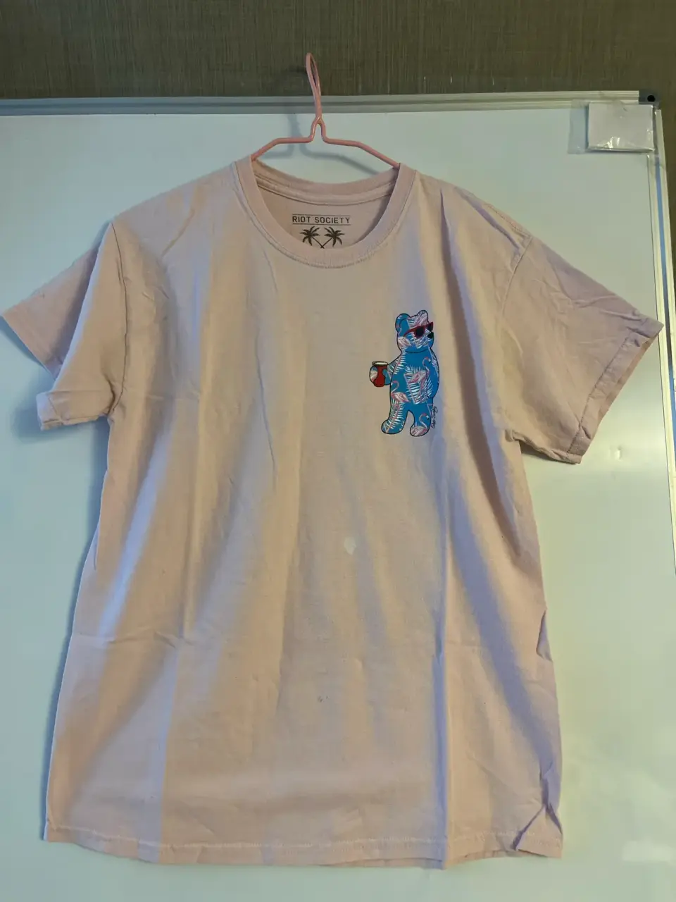 Polera beige estampado oso - miniatura 1