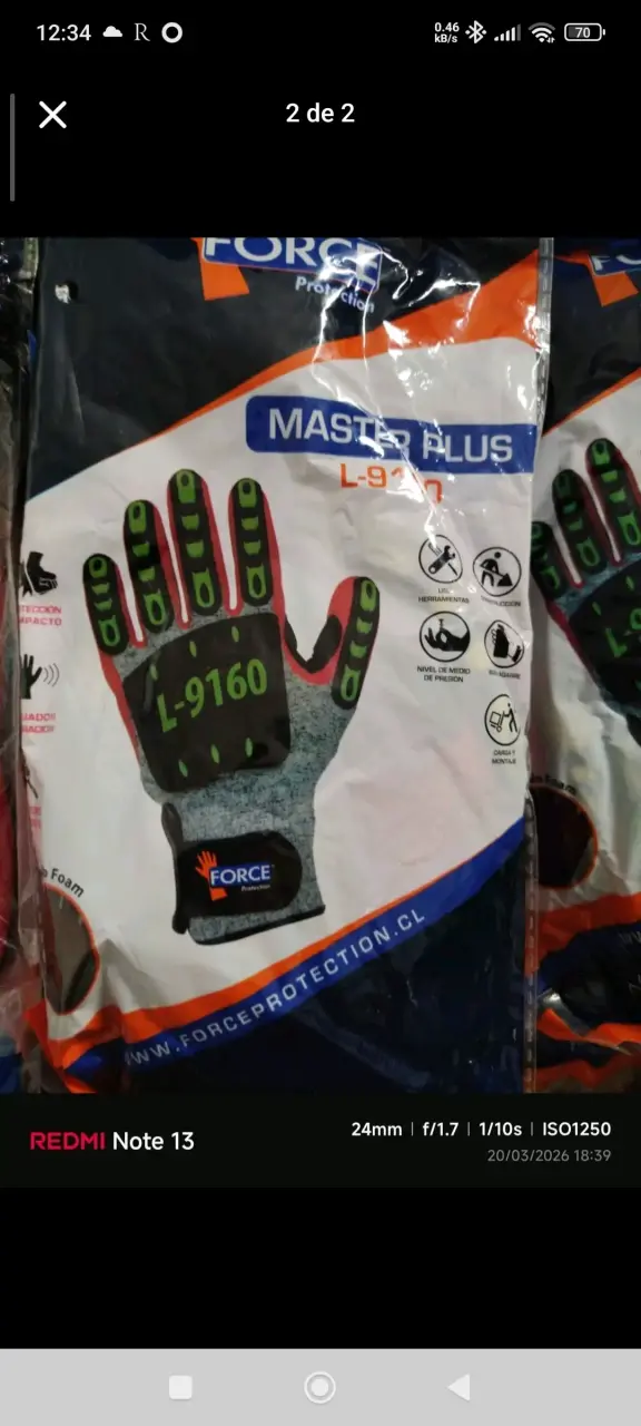 Guantes de protección Masterplus L-9170 - miniatura 2