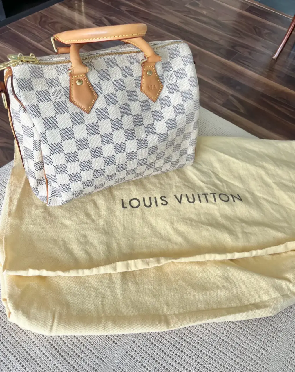 Bolso Louis Vuitton damero beige - miniatura 1