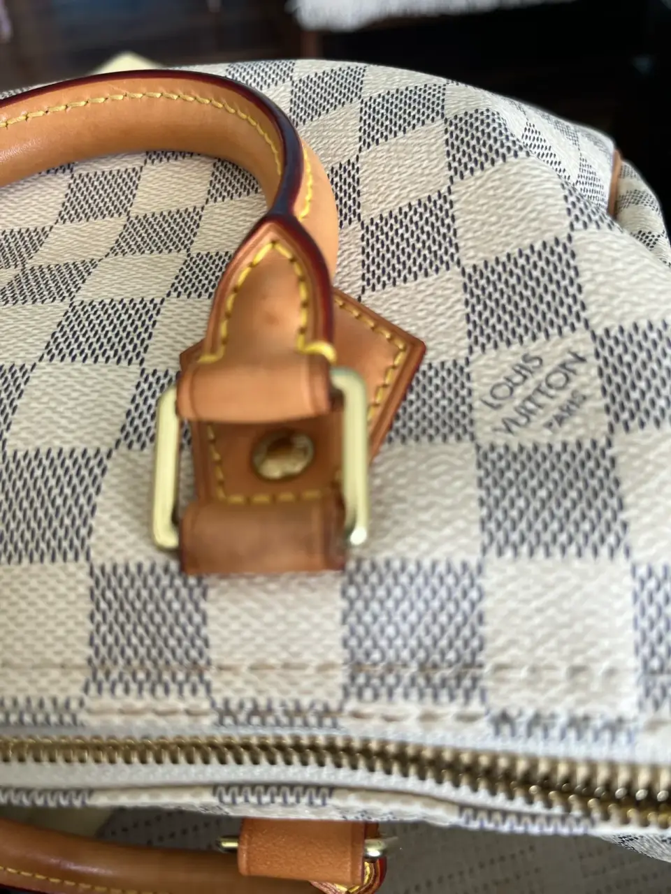 Bolso Louis Vuitton damero beige - miniatura 3