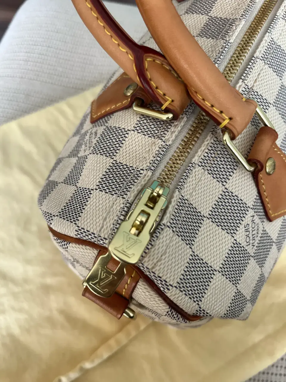 Bolso Louis Vuitton damero beige - miniatura 4