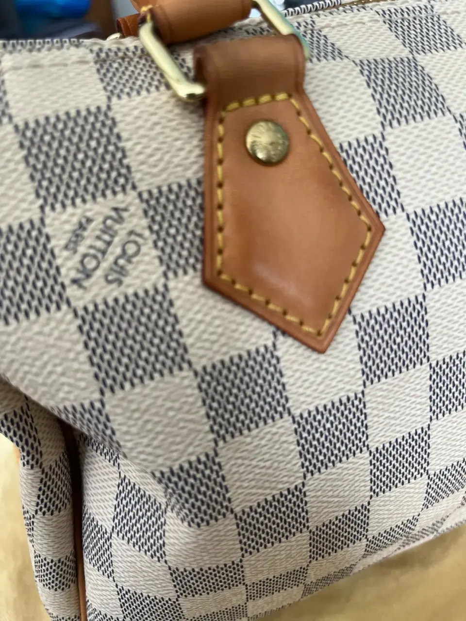 Bolso Louis Vuitton damero beige - miniatura 5