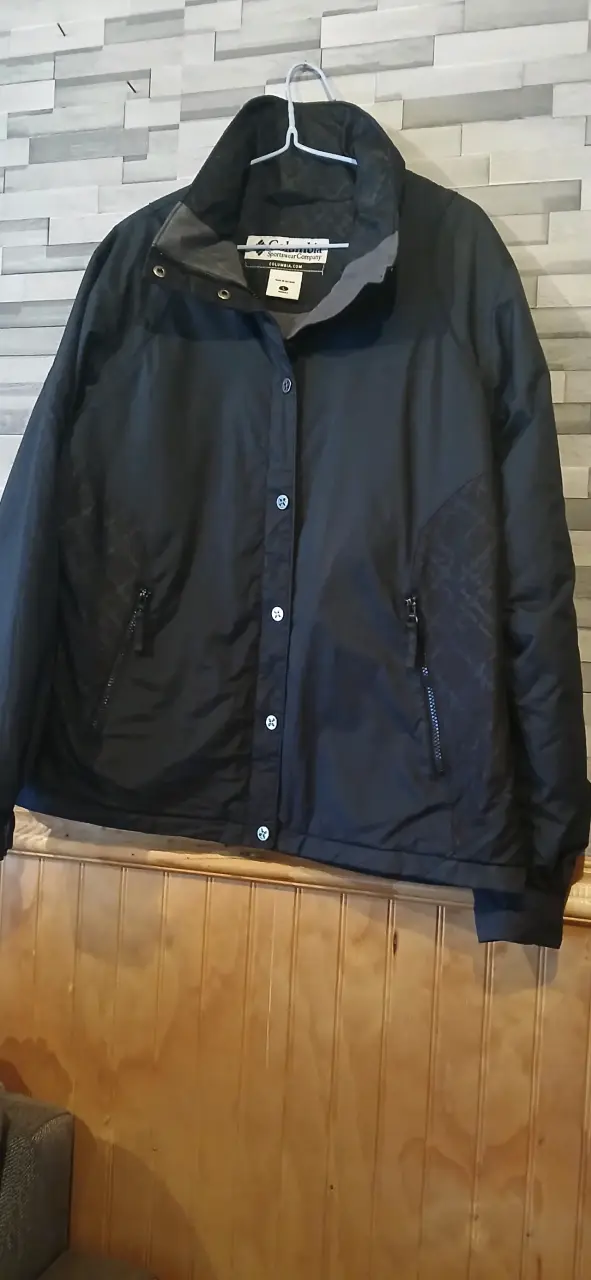 Chaqueta negra Columbia mujer - miniatura 1