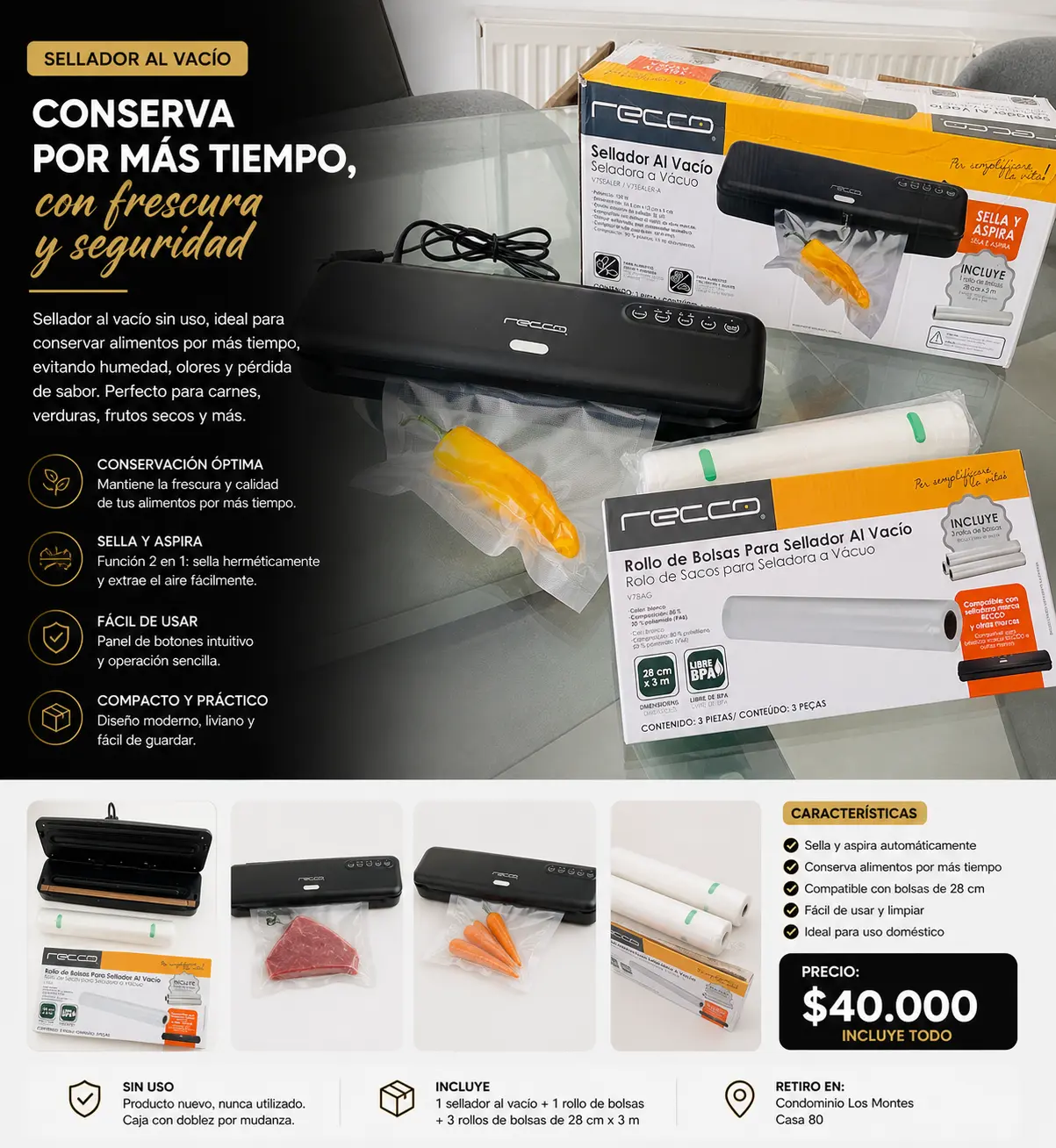 Sellador al Vacío Recco - miniatura 4