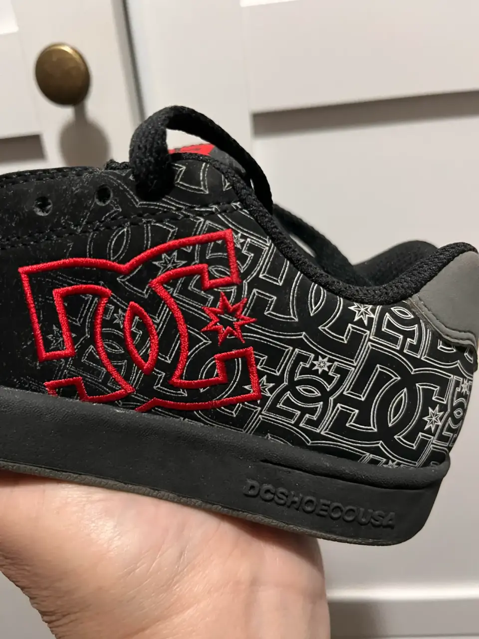 Zapatilla negra DC niñ@ talla 33/20cm - miniatura 2