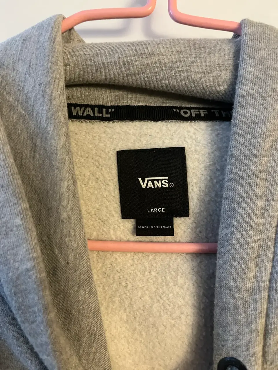 Polerón gris Vans con capucha - miniatura 3