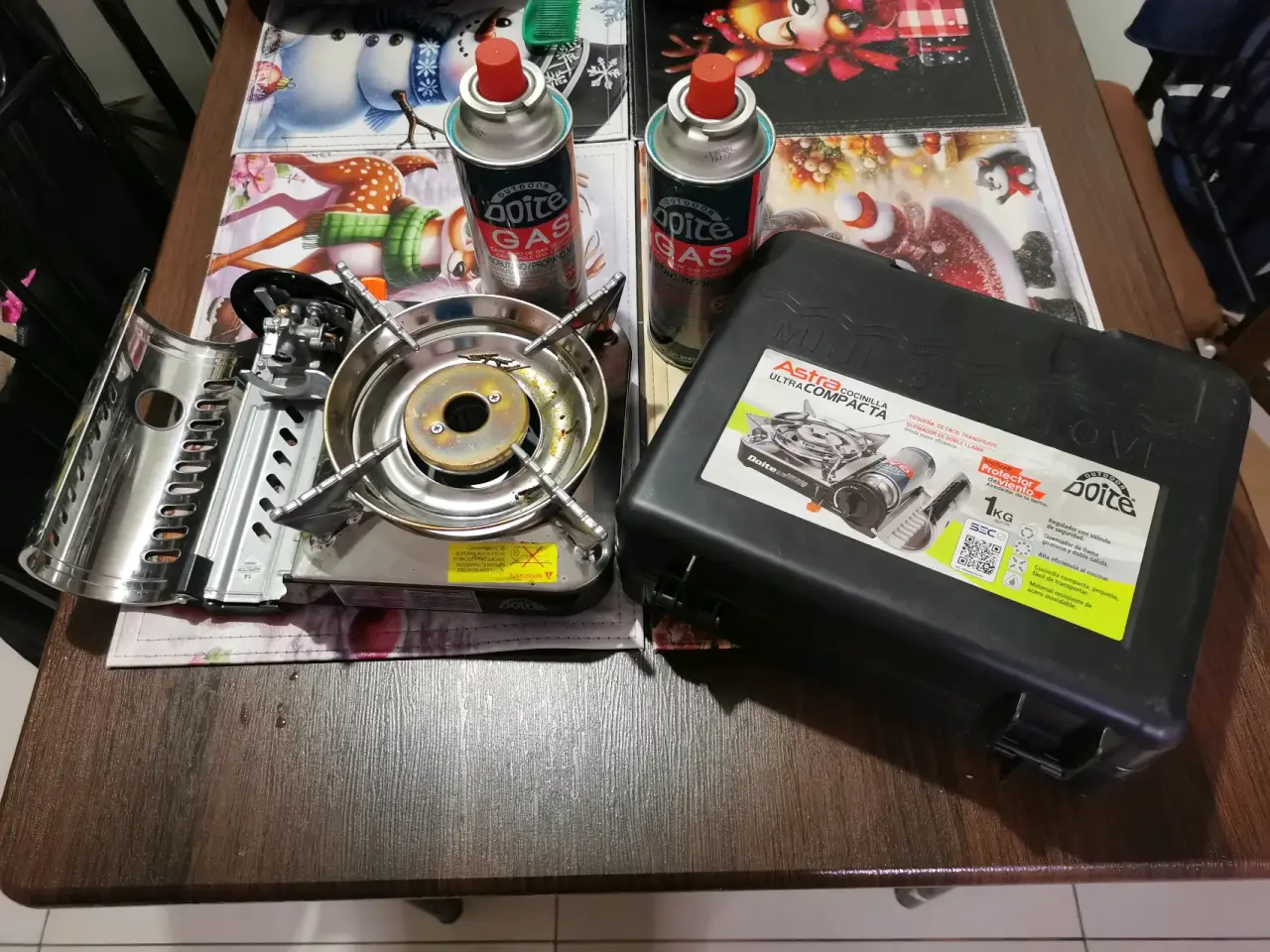 Cocinilla portátil Doite a gas - miniatura 3